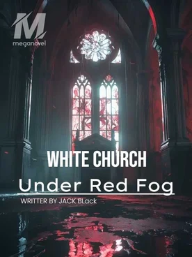 White Church Under Red Fog